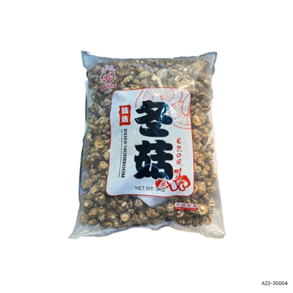 Dried White Flower Mushroom 3-4cm